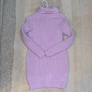 Fuzzy Sweater Dress